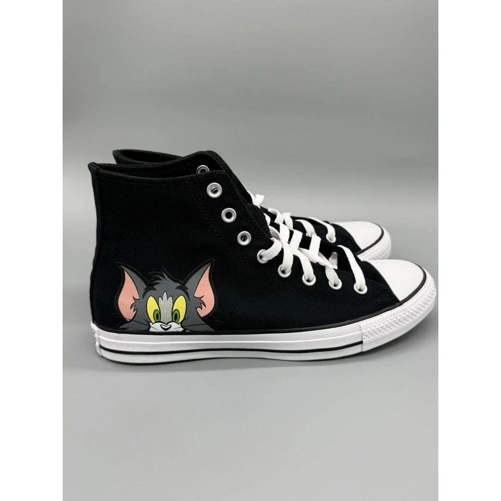 Converse x Tom and Jerry Chuck Taylor All Star HI Black Men Unisex Shoes A15113C